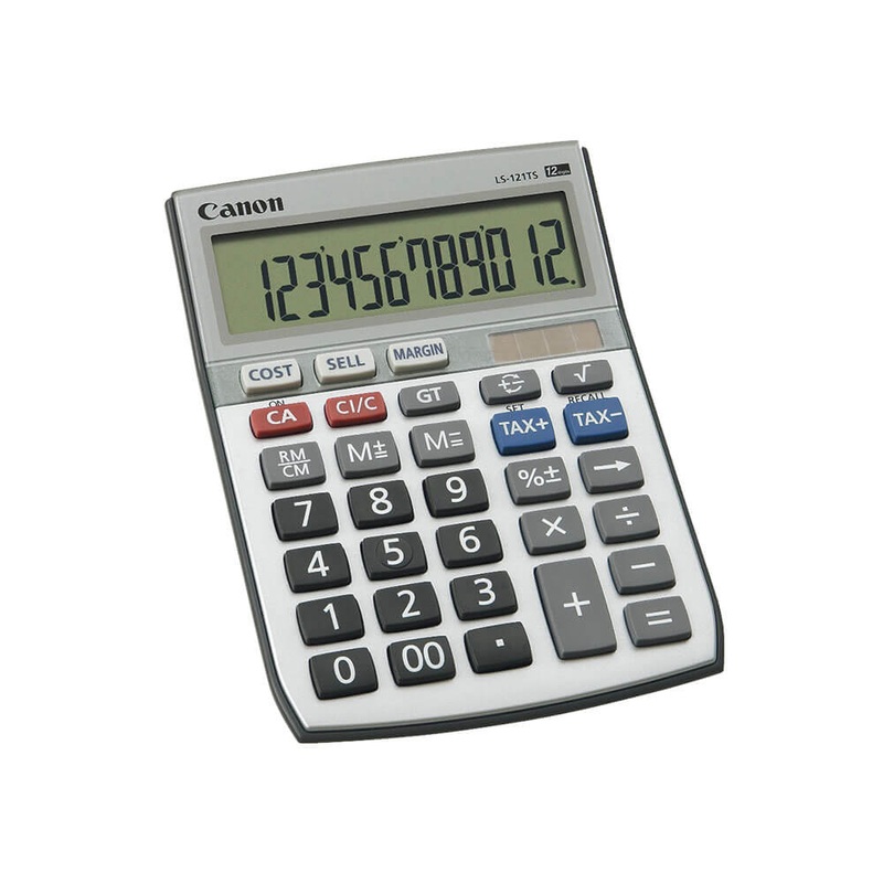 Calculateur de double puissance canon  12 chiffres