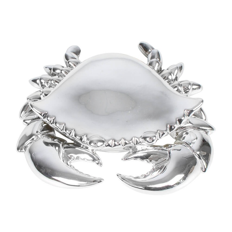 Crabe en porcelaine Sebastian (14x13x4,5 cm)