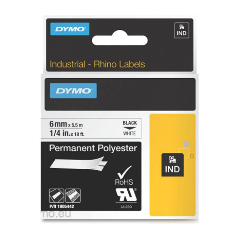 Dymo Rhino Pro Polyester Tape Label (6 mmx5,5m)