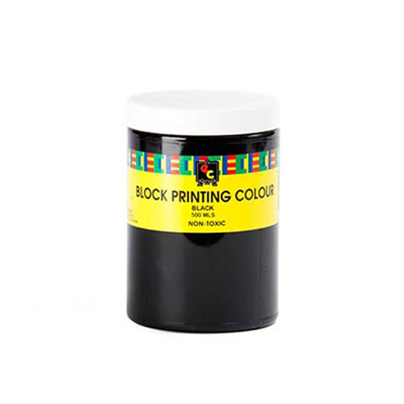 EC Impression de bloc non toxique encre noire (500 ml)