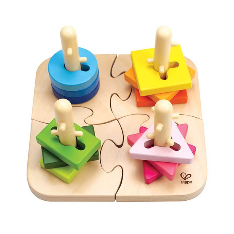 HAPE Creative Peg Wood Wood Puzzle