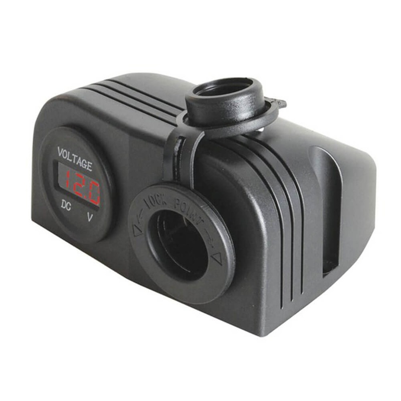 Pobinet plus lgre de qualit marine et voltmtre LED (10A 5-30VDC)