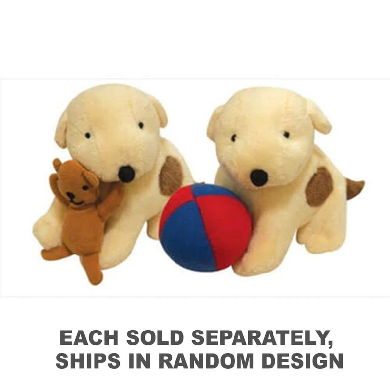 Reprez le chien avec une peluche ou une balle