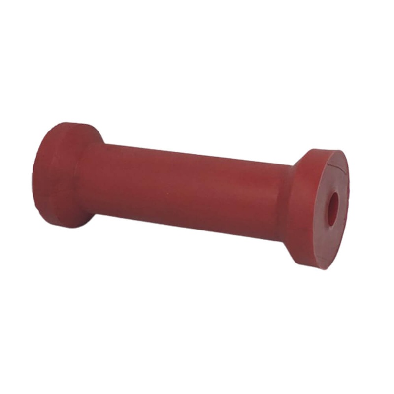 Rouleau de quille avec alsage de 20 mm 8 "(rouge)