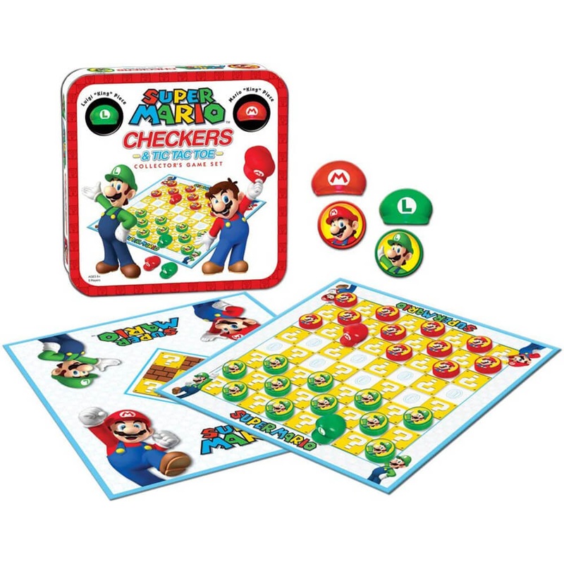 Super Mario Combo Checkers / Tic Tac Toe (TIN)