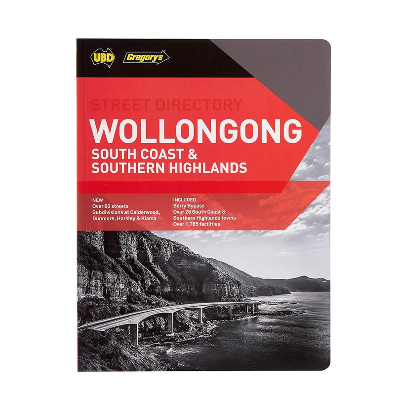 UBD Gregory's Wollongong South Coast Highlands 24e dition