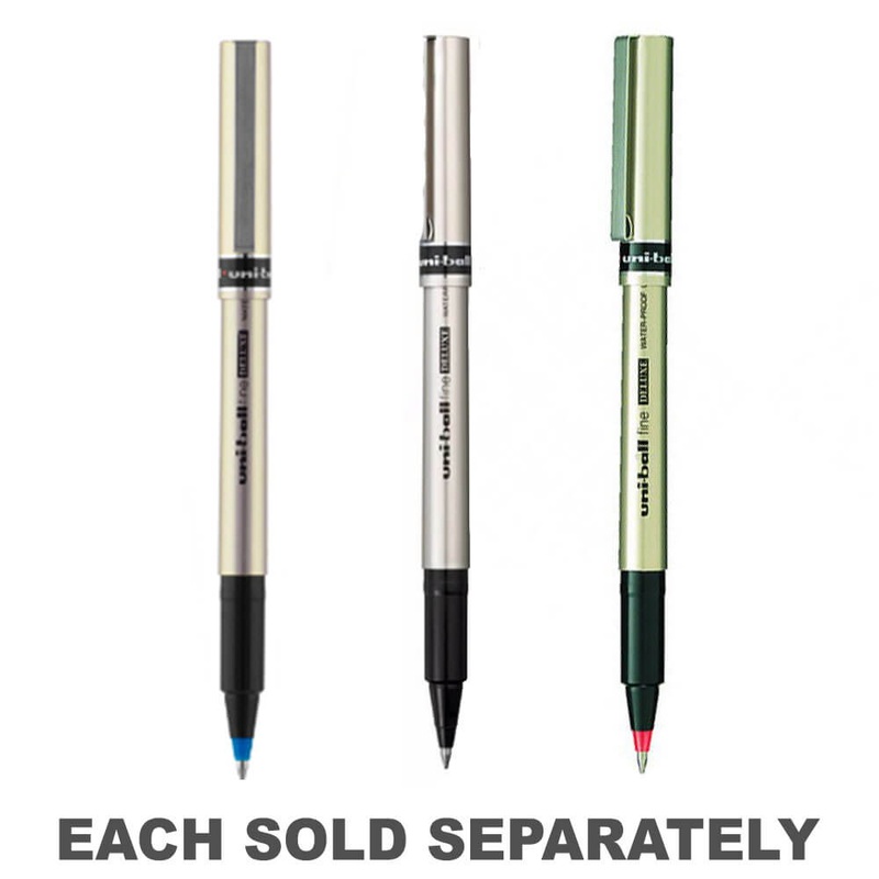Uni-Ball Deluxe Fine Rollerball Pen (bote de 12)