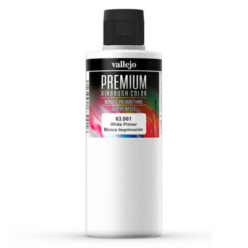Vallejo Premium Color White Primer 200 ml