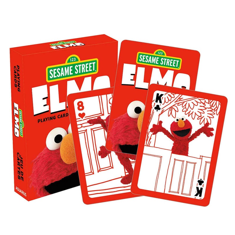 Cartes  jouer  Sesame Street Elmo