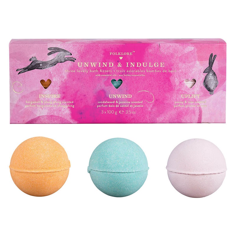 Folklore Bath Fizzer (ensemble de 3)