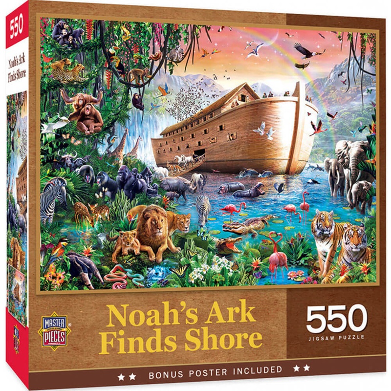 Masterpieces Ark's Ark trouve le puzzle du rivage 1000pc