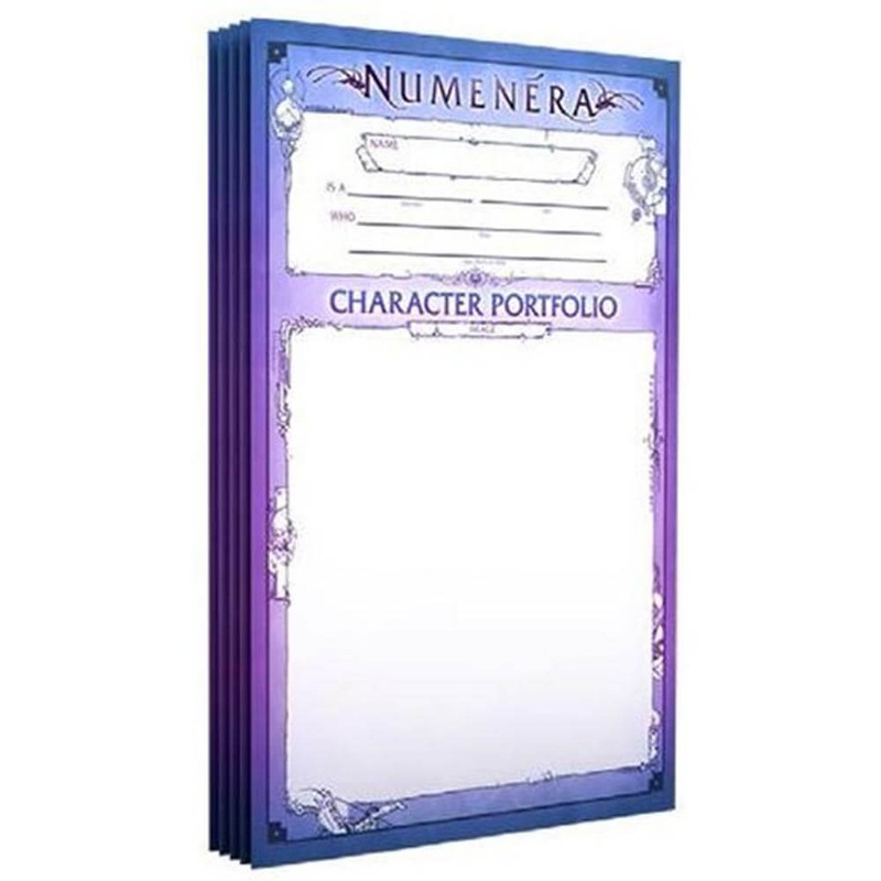 Portefeuilles de caractres Numenera (pack 5)