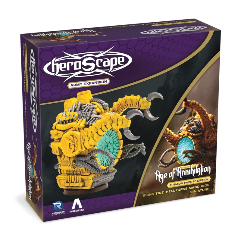 Heroscape: Rising Tide  Hellforge Mandukor Army Expansion Premium Painted Edition - Wave 3