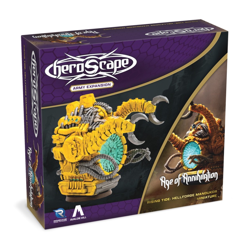 Heroscape: Rising Tide  Hellforge Mandukor Army Expansion - Wave 3