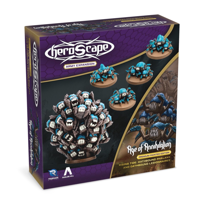 Heroscape: Rising Tide  Oathbound Phalanx & Oathbound Legionnaires Army Expansion Premium Painted Edition - Wave 4