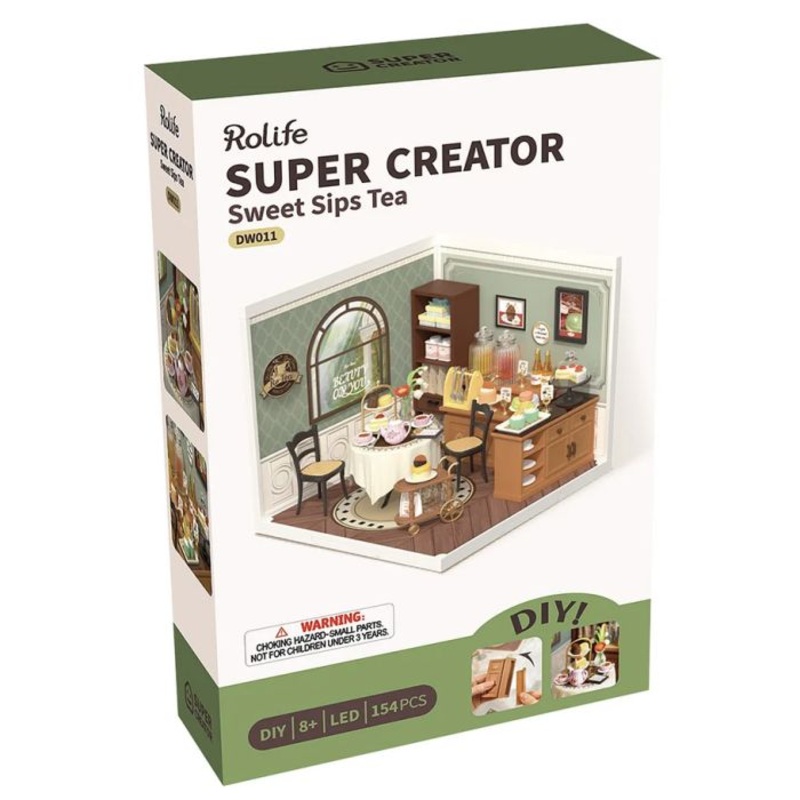 Sweet Sips Tea - 3D Miniature Scene