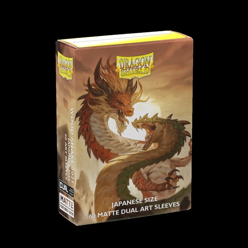 Dragon Shield 100 Pack (Japanese): Art: Dual Matte: Chinese New Year - Wood Snake 2025