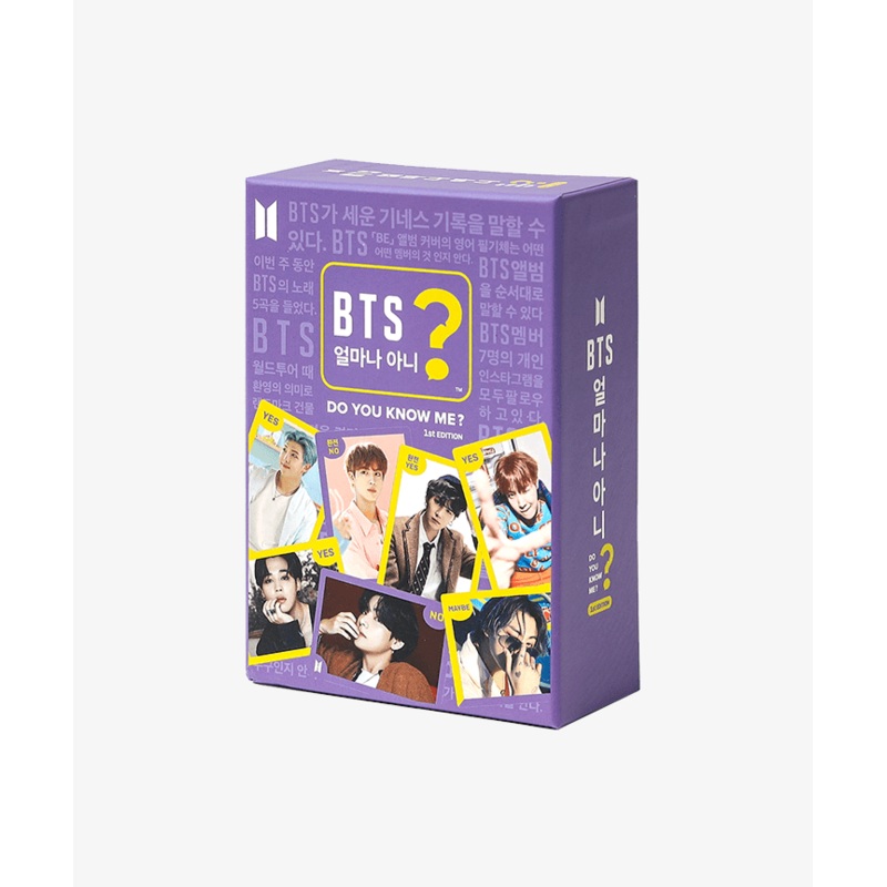 Korea BTS: Do You Know Me? Card Game