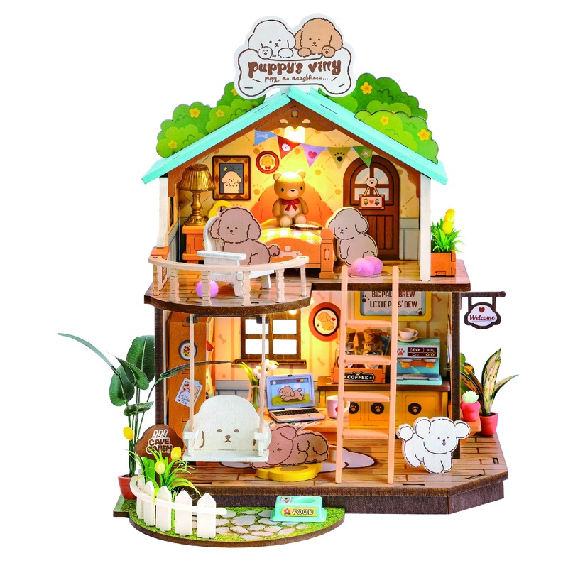 Rolife Puppy's Cozy Villa