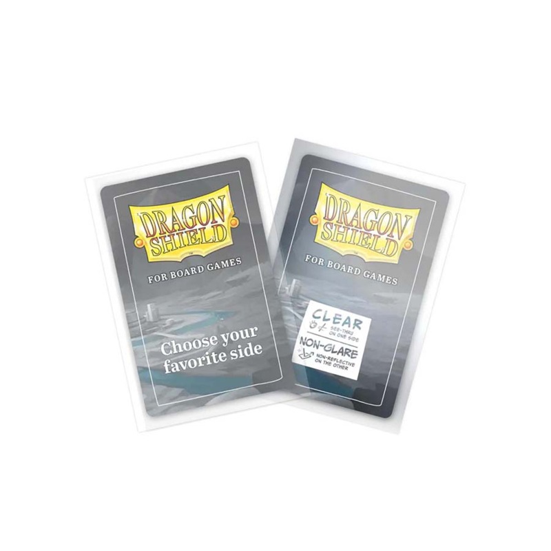 Dragon Shield - Board Game Sleeves - Clear Nonglare: American Mini (100)