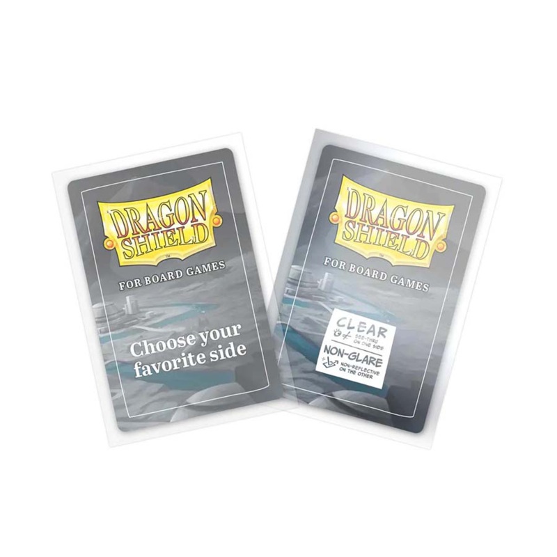 Dragon Shield - Board Game Sleeves - Clear Nonglare: European Mini (100)
