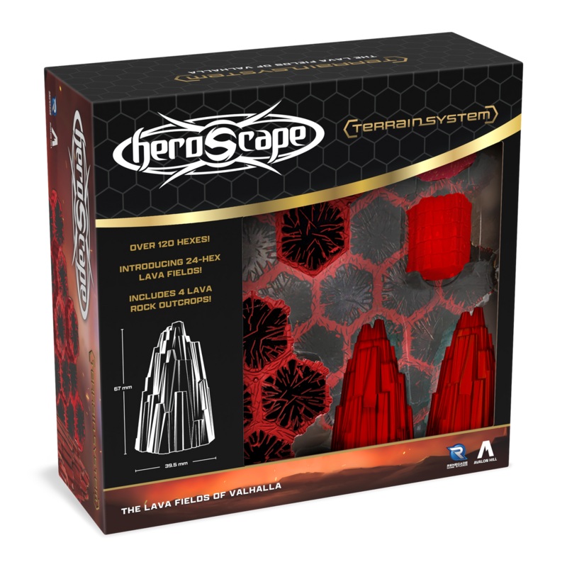Heroscape: Terrain Expansion - The Lava Fields of Valhalla - Wave 6