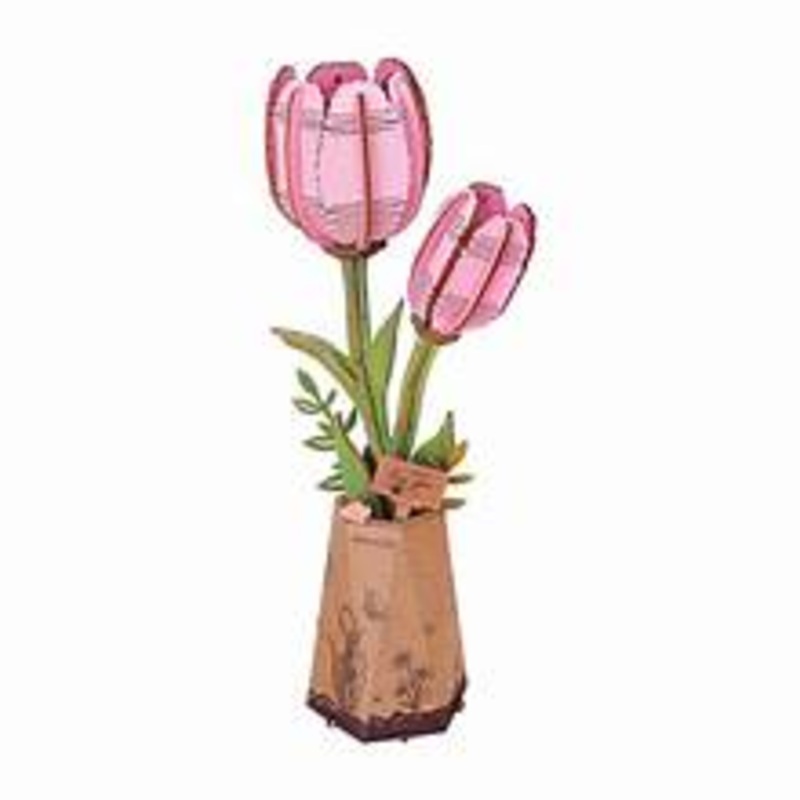 Pink Tulip - 3D Miniature Scene