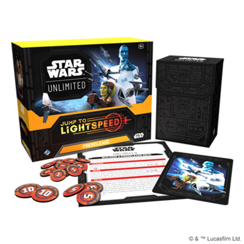 Star Wars Unlimited: Jump To Lightspeed Prerelease Box