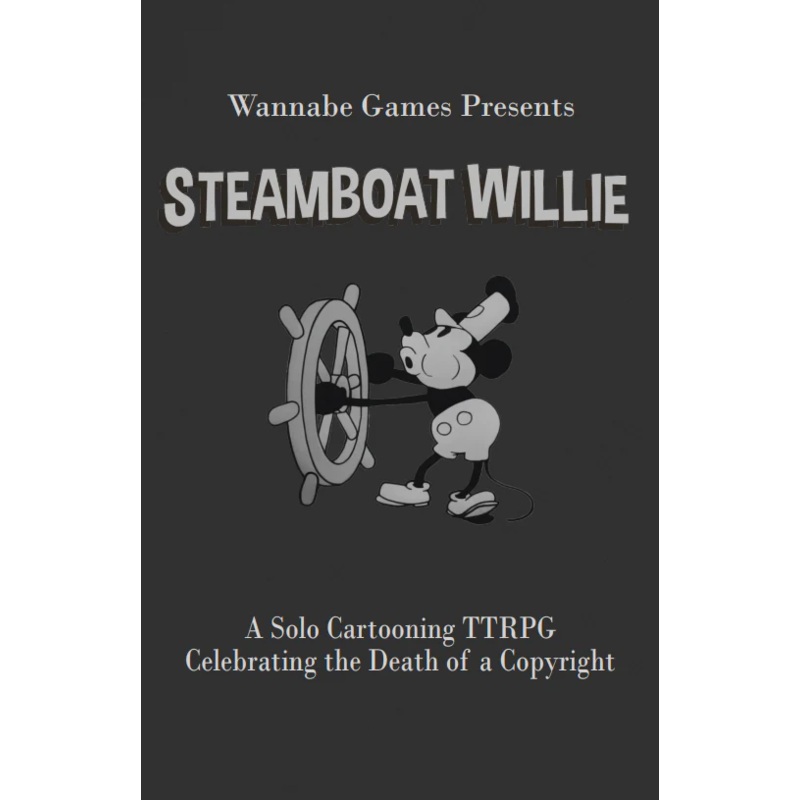 Steamboat Willie: A Solo Cartooning RPG