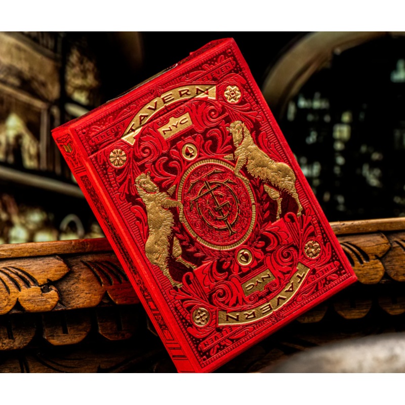 Theory 11 Playing Cards: Tavern on the Green: Red Edition