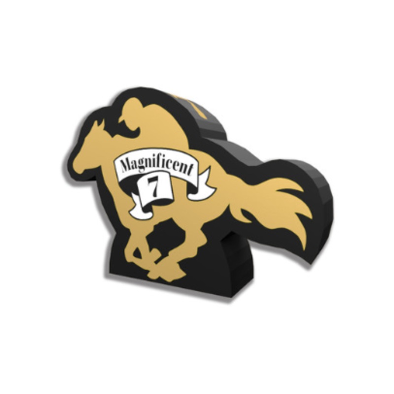 Ready Set Bet - Magnificent 7 Gold Foil Promo Horse Meeple