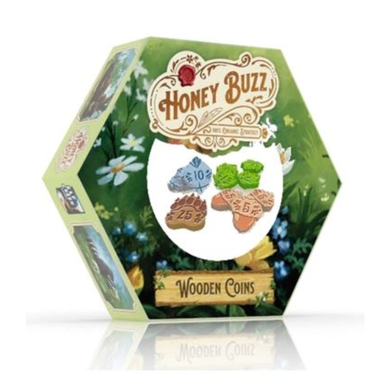 Honey Buzz: Wooden Coin Set