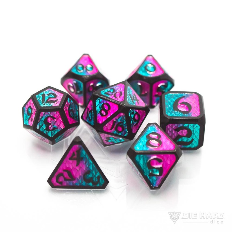 Die Hard 7-Dice Set - Drakona Embers Cazn