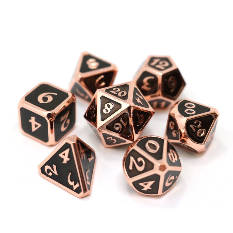 Die Hard 7-Dice Set - Mythica Copper Onyx