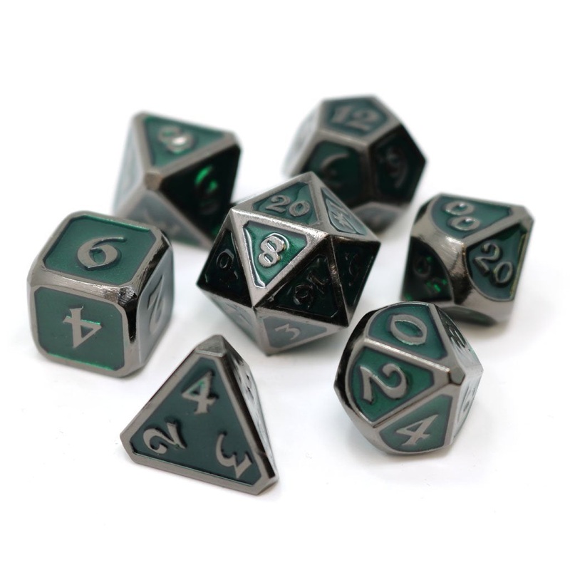 Die Hard 7-Dice Set - Mythica Sinister Emerald