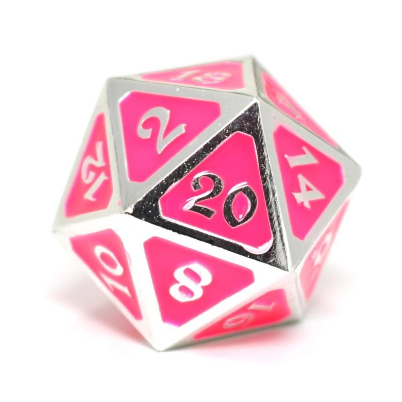 Die Hard Dice D20 25mm - AfterDark Neon Kiss