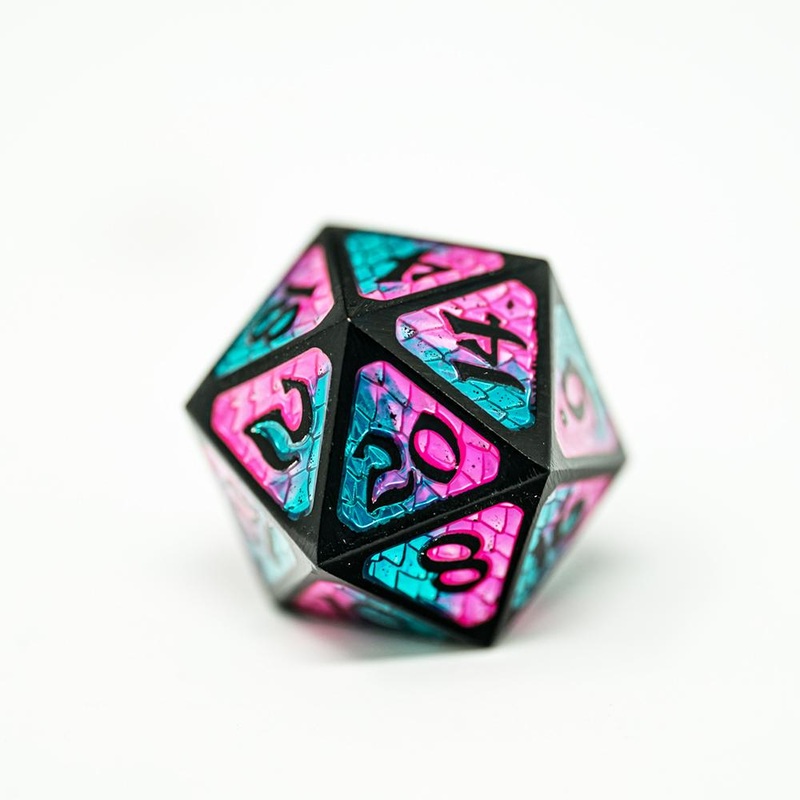 Die Hard Dice D20 25mm - Drakona Embers Cazn