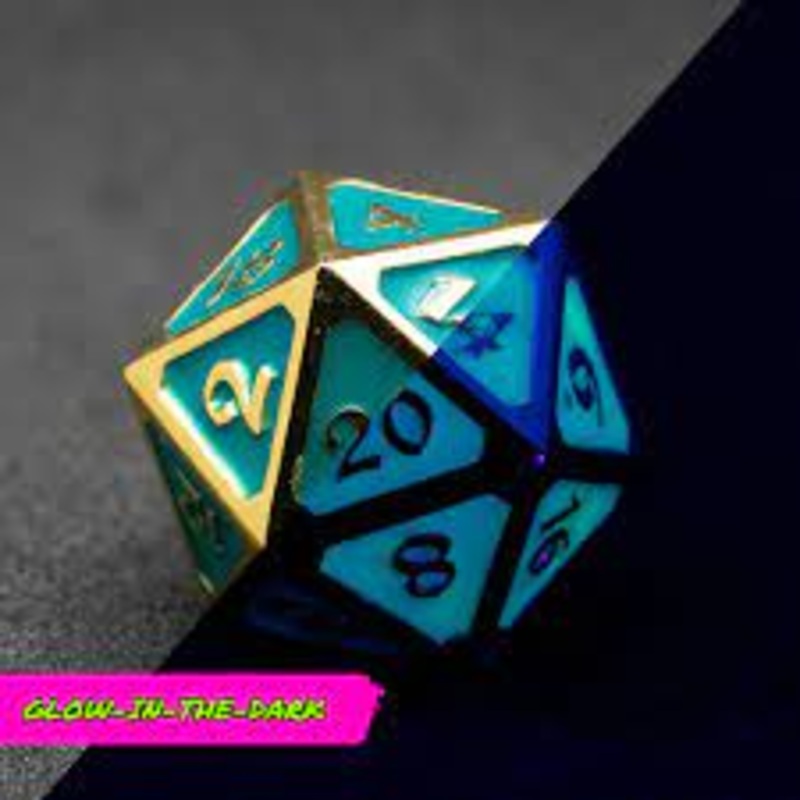 Die Hard Dice D20 25mm - AfterDark Neon Surf