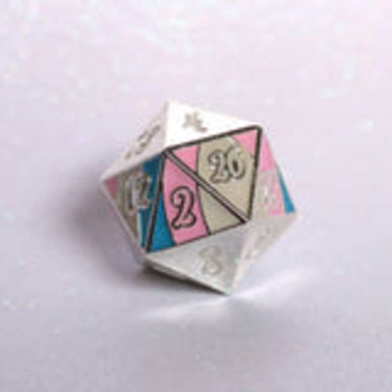 Die Hard Dice D20 25mm - Transgender