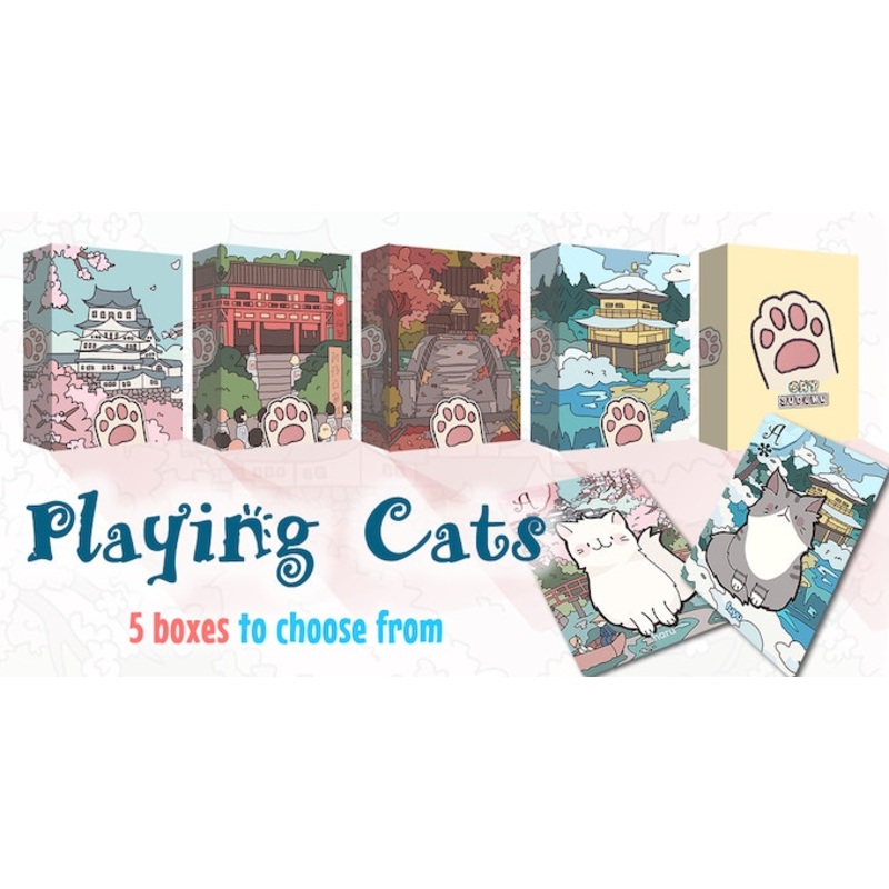 Playing Cats Playing Cards