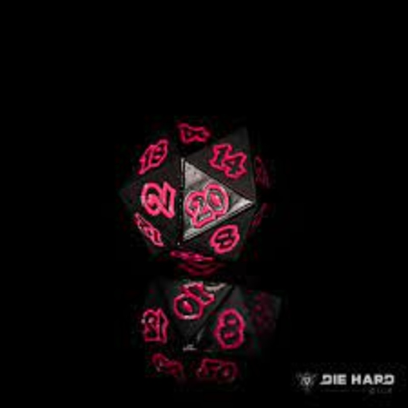 Die Hard Dice D20 25mm - Lumina Death Blossom