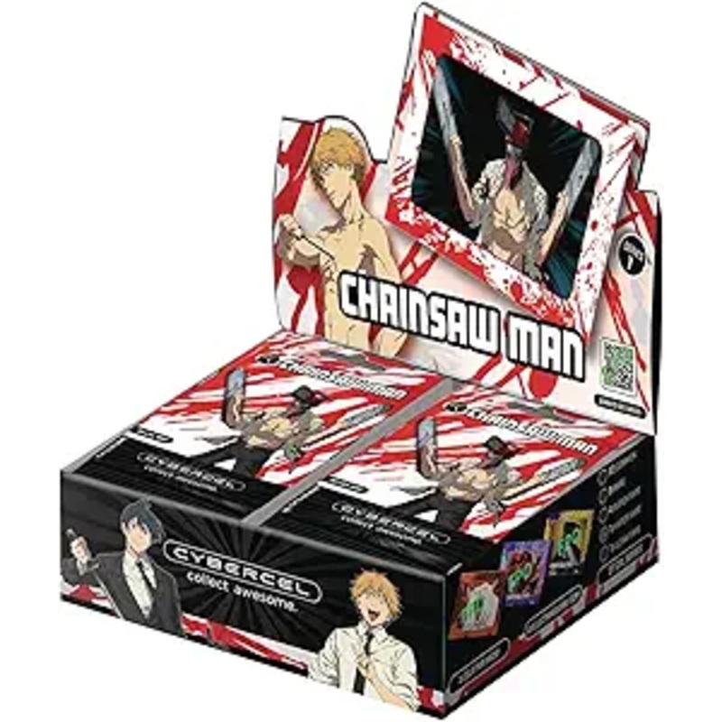 Cybercel Chainsaw Man Trading Cards Box (20 Packs)
