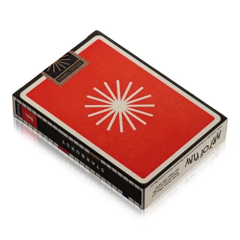 Playing Cards: Eames Starburst - Red