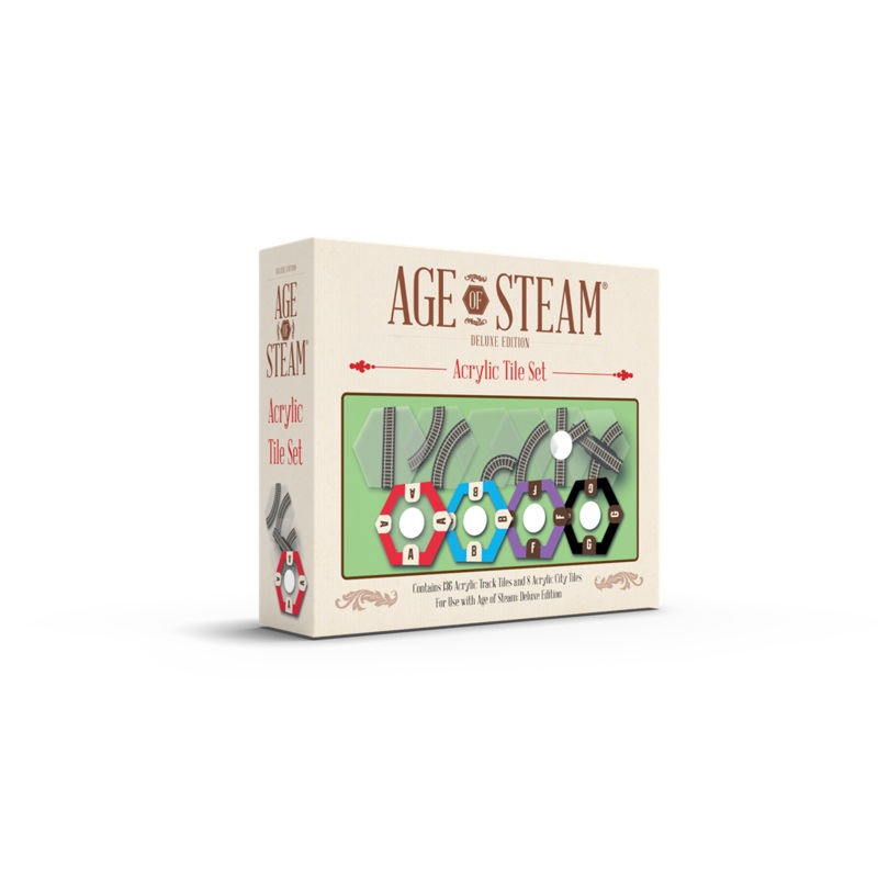 Age of Steam Deluxe: Acrylic Tile Set