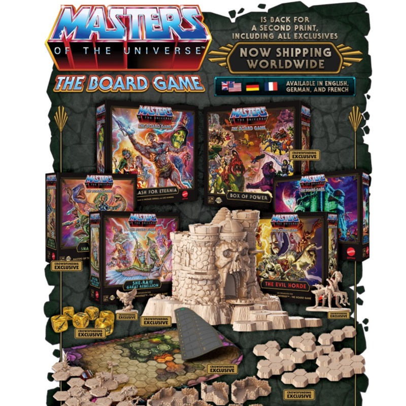 Masters Of The Universe: The Board Game - Clash For Eternia (Deposit) (Kickstarter)