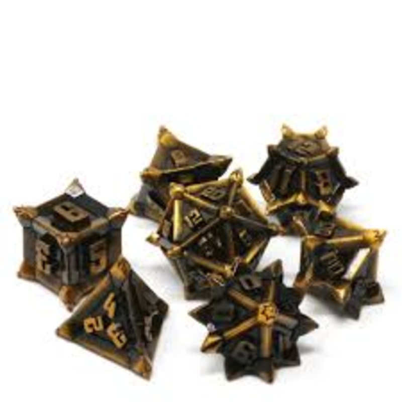 Die Hard  7-Dice Set - Thorncraft Bronze