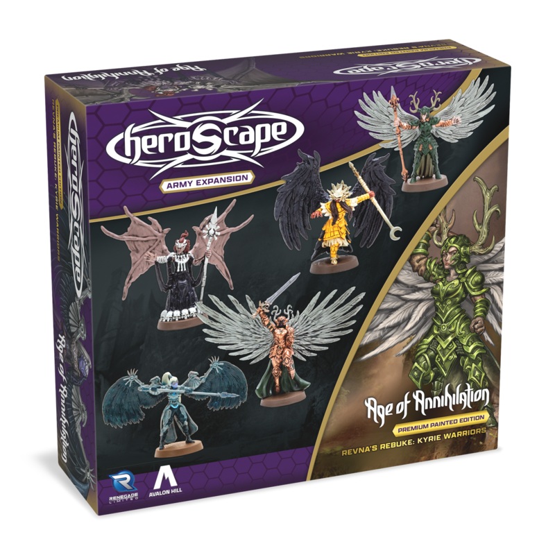 Heroscape: Revna's Rebuke: Kyrie Warriors Army Expansion Premium Painted Edition - Wave 2