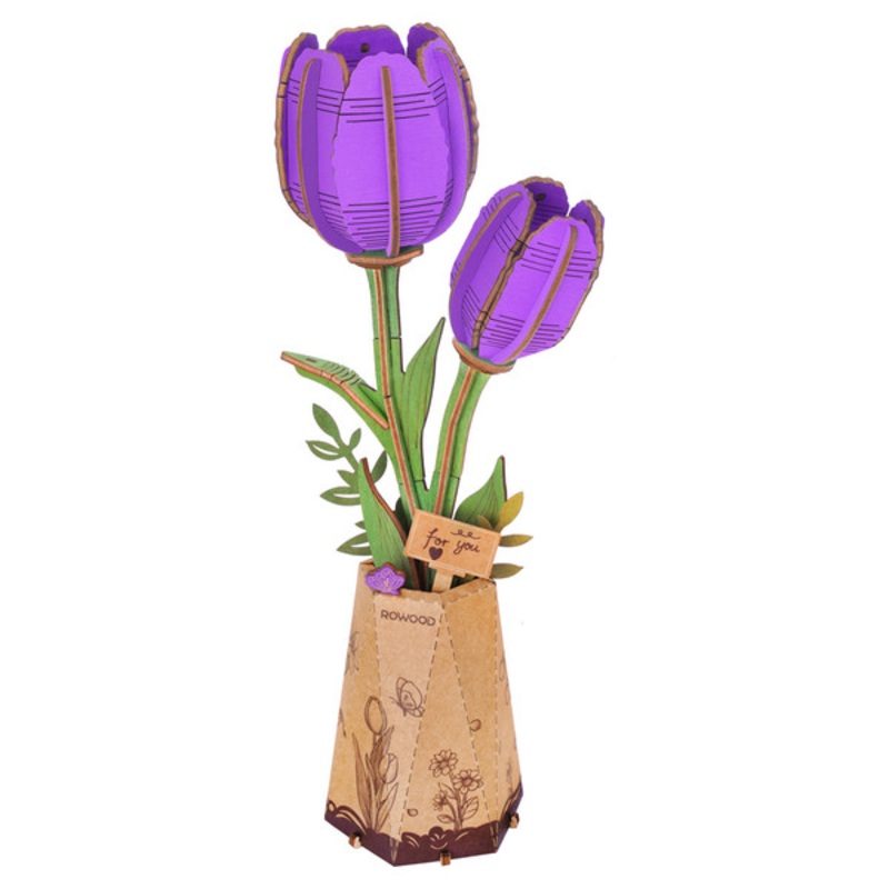 Purple Tulip - 3D Miniature Scene