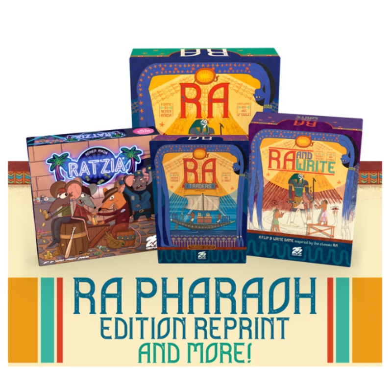 RA Pharaoh Edition Reprint, Expansion, and More! (Deposit) (Kickstarter)