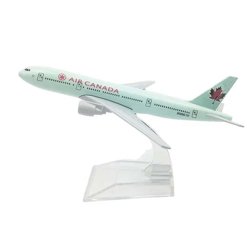 Collectible 1:400 Scale Aircraft Model Airplane  Air Canada B777 (16 cm)